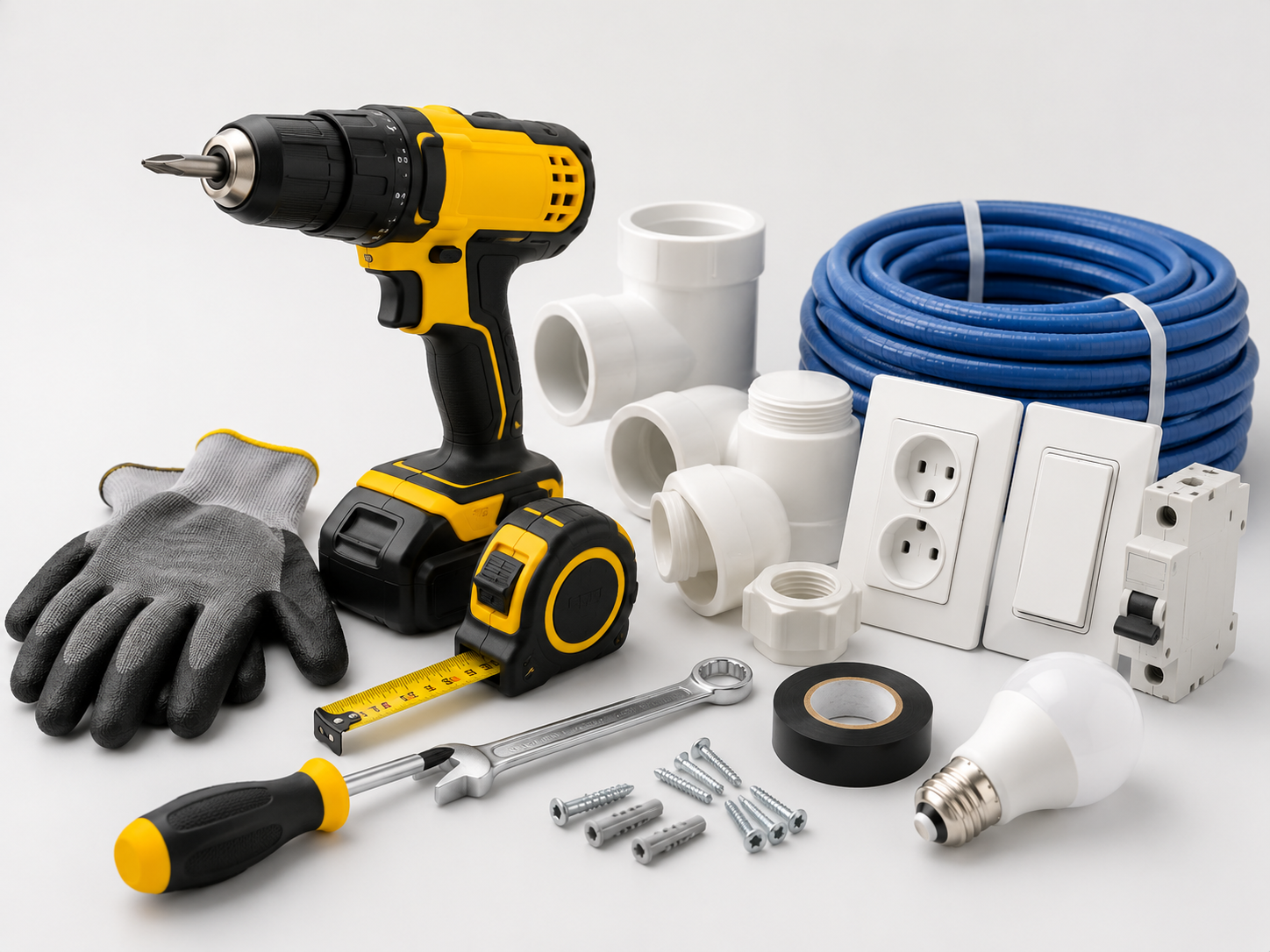 Ferramentas e materiais da Íris Multicoisas